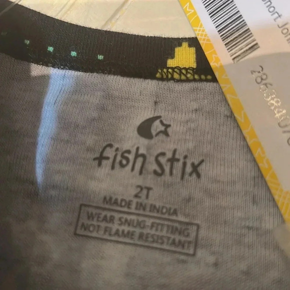 FISH STIX by STITCH FIX 2T Packman boy PJ’S - Picture 4 of 4